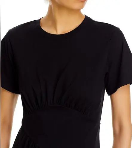 Frame - Gathered Seam Short Sleeve Dress