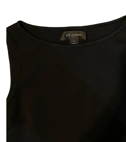 St. John $995 New XS 0 Sheath Dress Milano Knit Verde Teal St 2014 Caped Sweater