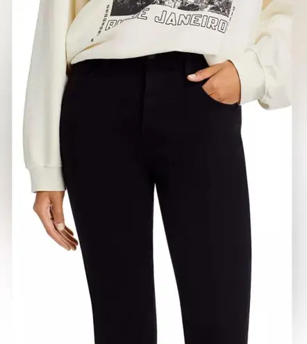 L'Agence L’Agence Kendra High Rise Crop Flare Jeans in Black, Size 28 NWT Online for $275