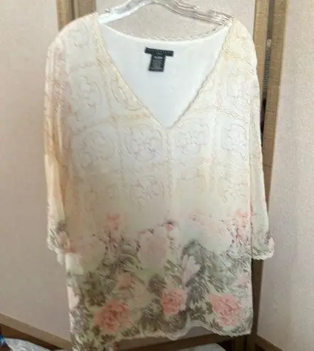 Apostrophe summery Blouse with Relaxed Fit 24-26w