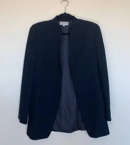 Giorgio Armani Chevron Oversized Blazer