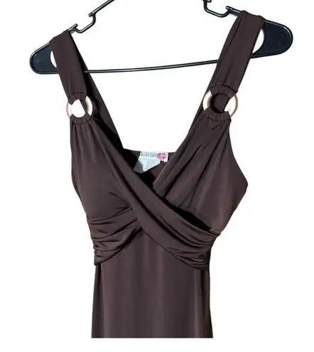 Body Central Vintage Y2K Brown Top Size S