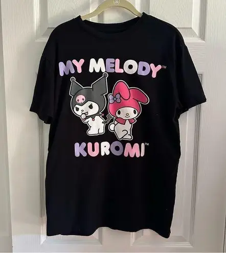 Sanrio My Melody & Kuromi Black T-Shirt Size Medium