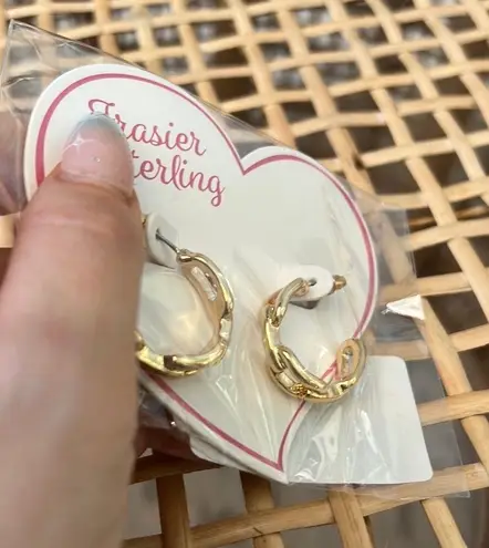 Frasier Sterling Skinny Dip Hoops