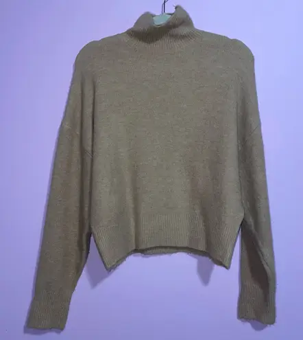 Truth by Republic Wool Blend Sweater Women Size S Oversized Coastal Boho Neutral Tan