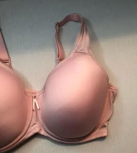 Wacoal Bra Basic Beauty Spacer Underwire T-Shirt Bra in Pink Sz 36DD GUC #853192
