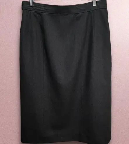 Pendleton  Gray Virgin Wool Pencil Midi Skirt  Size 16