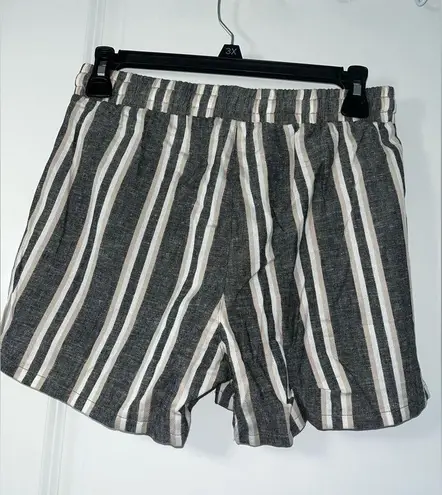 Little Bipsy NWT Striped Drawstring Casual Cargo Shorts with Pockets Sz XS