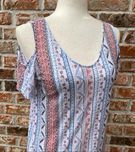 Tribal Jeans floral printed, striped, pastel top / XS / Excellent condition