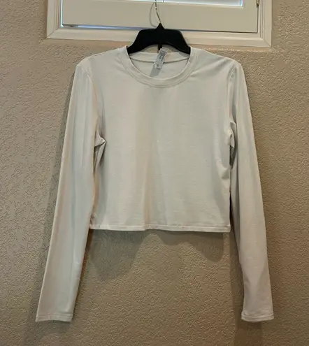 Yogalicious  Cream Long Sleeve Top - Image 1