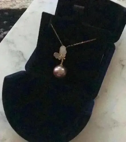 Boutique 2- Custom Made 12mm Genuine Pearl Necklace