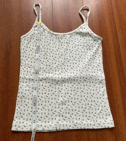 Brandy Melville purple floral print tank top