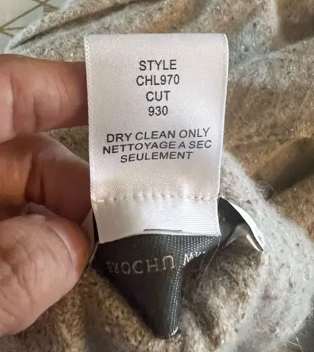 Brochu Walker Oatmeal Sweater Wrap Knit Vest Size S