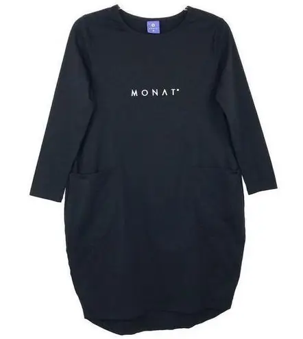 Monat Gear Black Long Sleeve Sheath Dress XS