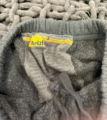 Aviator Nation Charcoal Bolt Sweatpants
