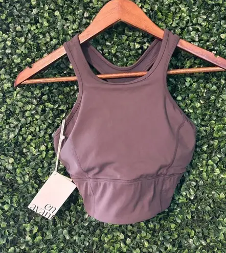 ENAVANT ENVT PIPER BRA TOP SZ SMALL NWT DARK BROWN PADDED