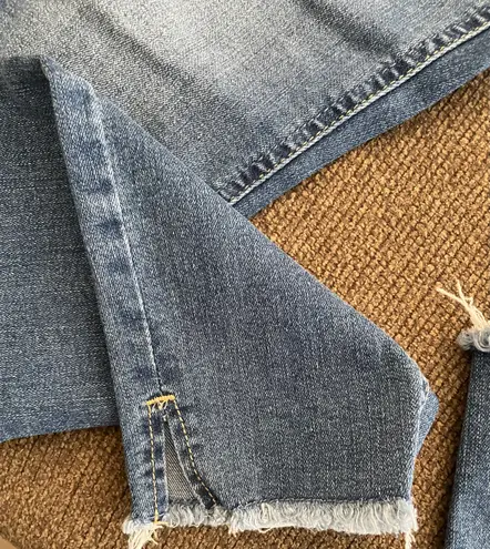 FOR THE REPUBLIC Denim Frayed Hem Jeans