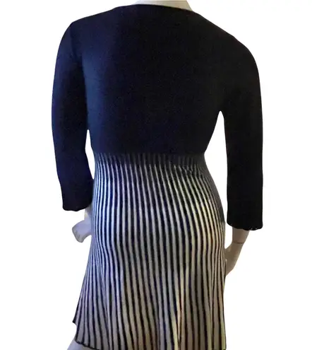 Dana Buchman Striped Sweater Dress