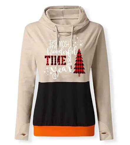 Boutique “It’s the Most Wonderful Time of the Year”-Hooded Sweatshirt-New In Pack-Sz Med.