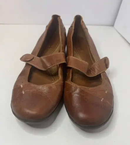 Naturalizer Natural Soul By Brown Leather Mary Jane Shoes Size 9.5M