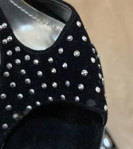 mascotte sparkly bedazzled heels size 8
