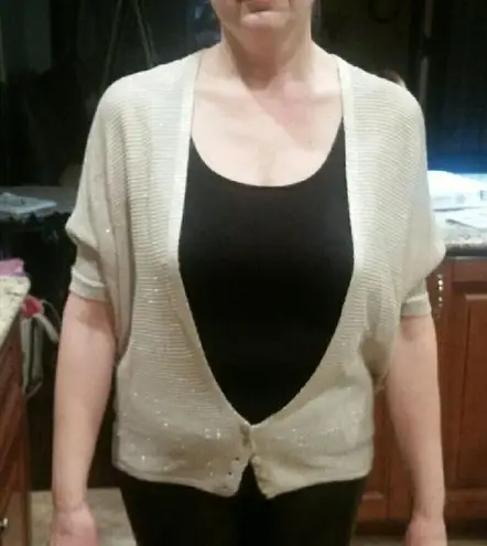 Lightweight cardigan knit top layering piece Size undefined