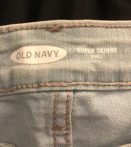 Old Navy Light Wash Low Rise Skinny Jeans Tall Back To School