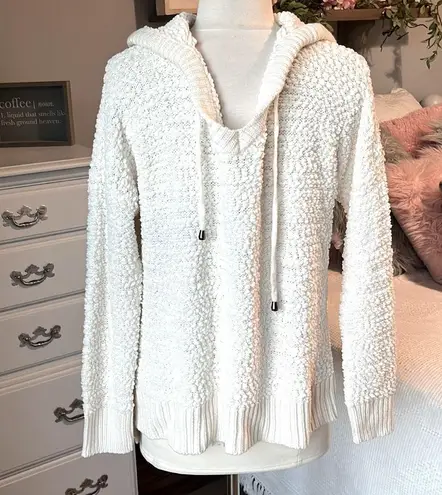 The Comfy Chunky Vanilla Pullover Sweater Oversized Small Popcorn Hoodie Women Small