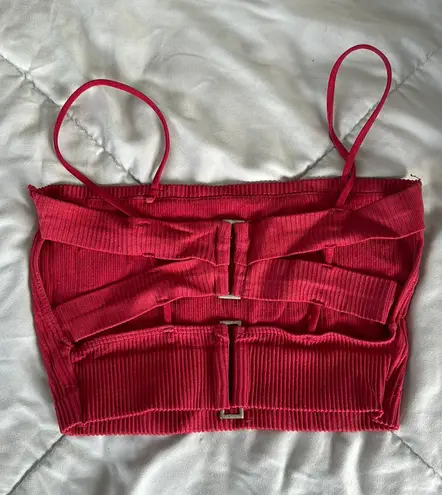 Urban Outfitters Burgundy Crop Top