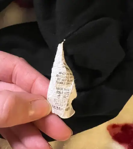 Better Be Medium Black Cropped Tube Top