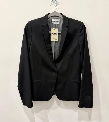 Zadig & Voltaire Volta ML Bis Rhinestone Peace Blazer Grey Women's Size Small