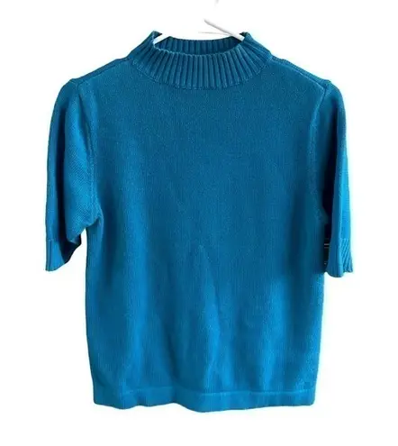 Westbound short sleeve mock neck sweater sz small