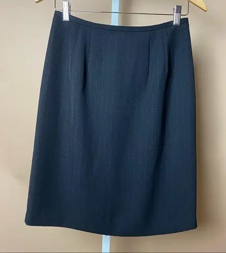 Norton Mcnaughton 8 Petite Pin Stripe Pencil Skirt office Career Classic