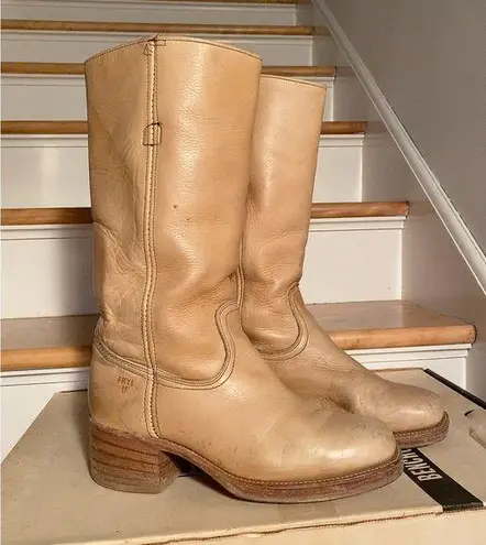 Frye  Campus 14L Boots size 8 D in Tan