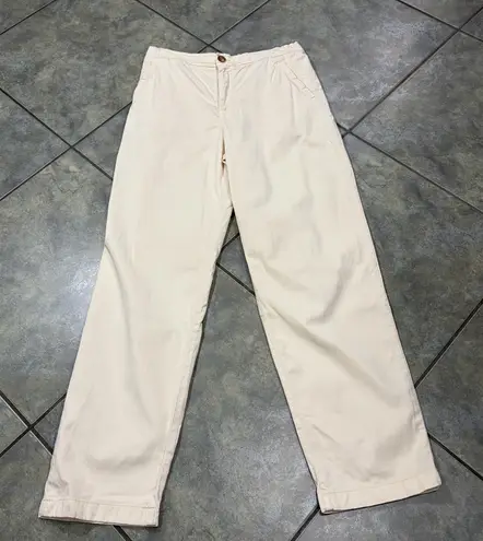 Marine layer NWT Saturday Pants Women Sz L Chino Elastic Waistband Casual Comfy