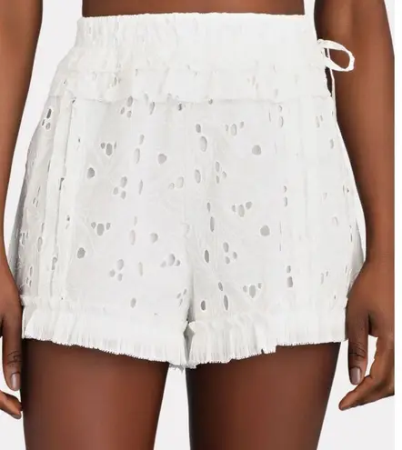 IRO Mikos Broderie Anglaise Cotton Shorts