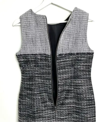 Karl Lagerfeld  Paris Tweed Dress Grey Black  Size 4