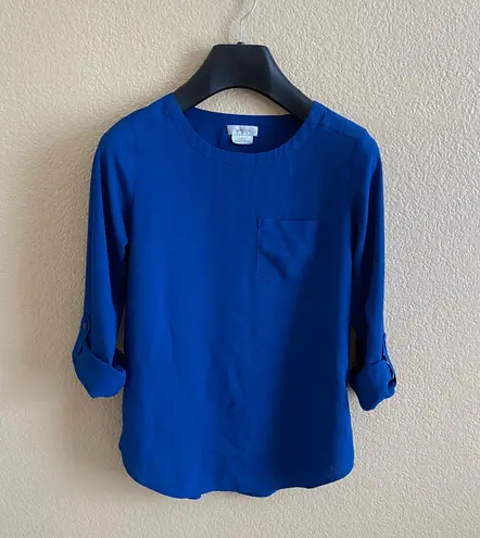 Van Heusen Electric Blue Blouse