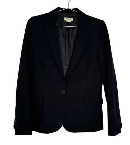 Zadig & Voltaire LOVE Embellished Navy Blazer Viva Victor Bis