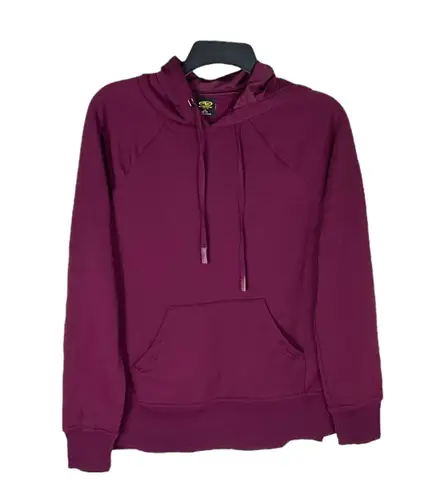 Athletic Works Deep Plum Soft Fleecy Inside Pullover Hoodie Wm XS 0-2