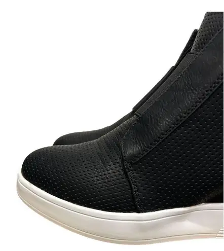 Journee Collection Clara Wedge Sneaker Size 9.5 Women’s Black NEW