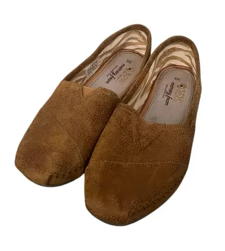 BOBS’ Skechers Breeze Memory Foam Cognac Brown Slip On Loafers Comfort Shoes 9