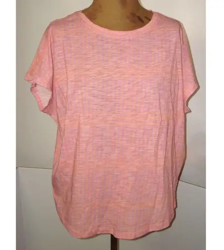 prAna NWT Womens Yoga Pilates Climb Top New Epley S Orange Purple SS Organic