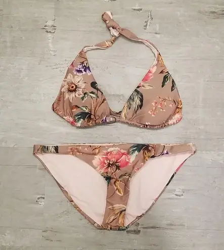 Vitamin A ππ Bikini Set Talia Top + Luciana Bottom White Ginger 8 Medium M NWT