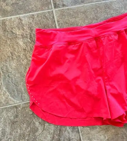 Lululemon  Find Your Pace High-Rise Lined Short 3" Love Red Size 12