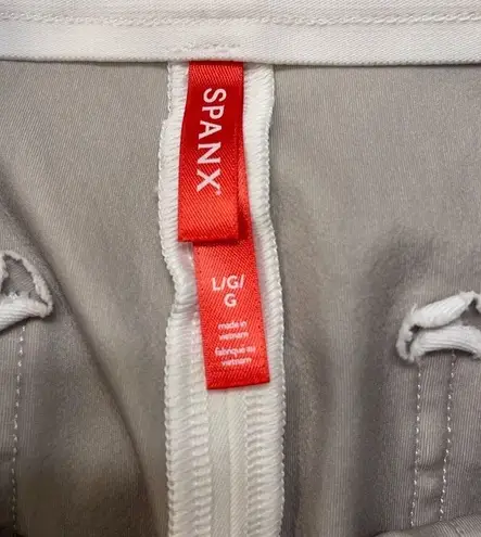 Spanx  Classic White Cropped Wide Leg Jeans Pockets Size XL EUC #1074-PHX