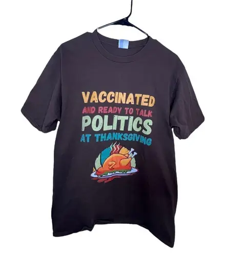 Port and Company Funny Thanksgiving Graphic Short Sleeve T