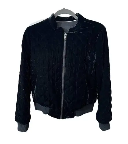 Banana Republic  Velvet Quilted Bomber Size Small