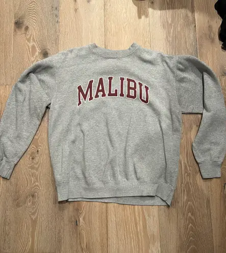 Brandy Melville Malibu Crewneck Gray 15 66 Off Retail From Mackenzie
