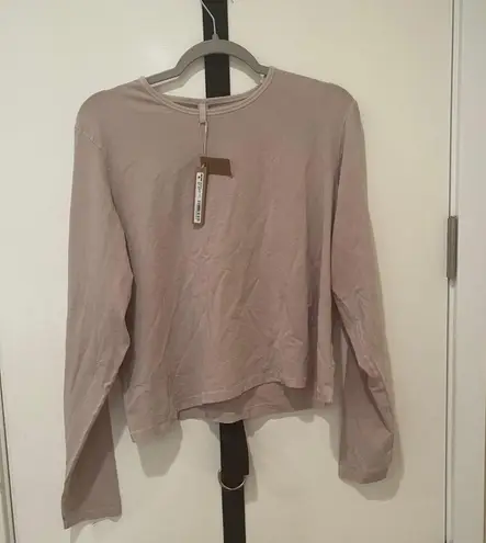 SKIMS NWT  New Vintage Cropped Long Sleeve T-Shirt SONE 4XL